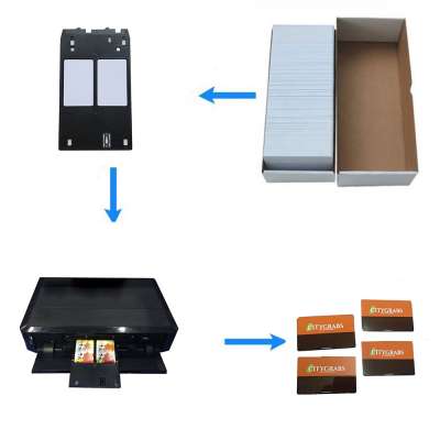 Inkjet PVC ID Card Tray Plastic Card Printing Tray for Canon iP7240 iP7250 iP7260 iP7270 iP7280 MG7510 MG7520 MG7540 MG7550