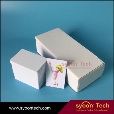 Inkjet PVC ID card 85*54*0.76mm