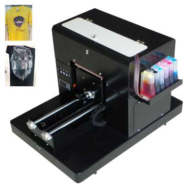 High quality A4 size Flatbed Printer Machine for Print T shirt Phone Case Pen printer