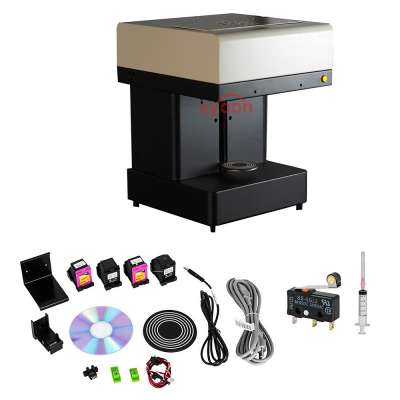 Manufacturer Art Coffee Drinks Printer Food Printer Chocolate Printer with Food ink Free Factory Supply with CE